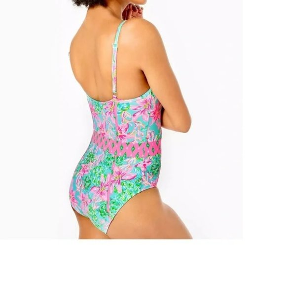 NWT Lilly Pulitzer Palma One-Piece Swimsuit So Shellagant - Picture 4 of 6